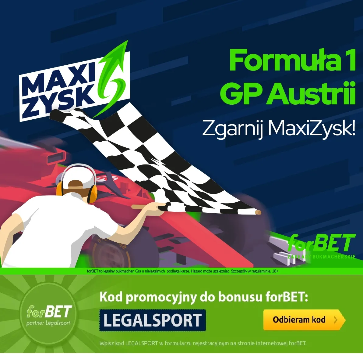Podwójna wygrana na GP Austrii w forBET 