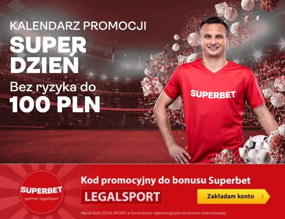 Super Dzień w Superbet - promocja z nagrodą 100 zł