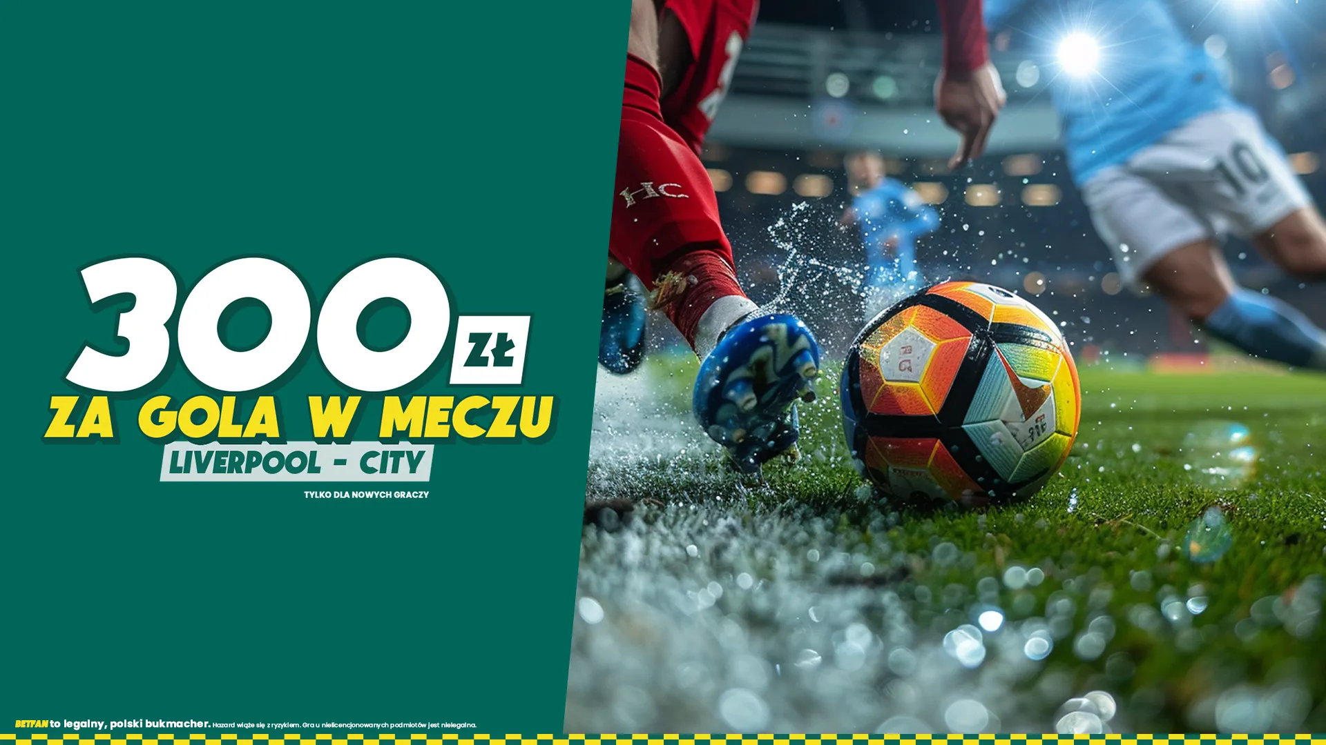 300 zł za JEDNEGO gola w meczu Liverpoolu z Manchesterem City (10.03.2024) w Betfan