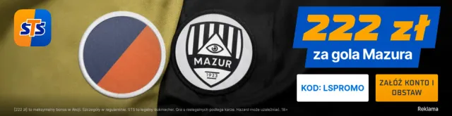 STS: 222 zł za wytypowanie drużyny z golem w meczu EsKadra Warszawa - Mazur Radzymin