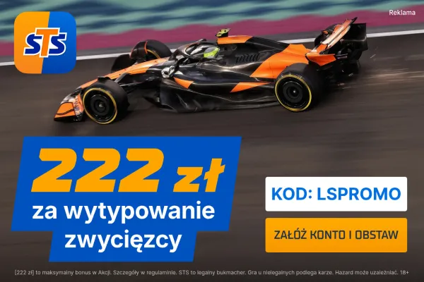 STS: 222 zł za wytypowanie zwycięzcy GP Abu Zabi