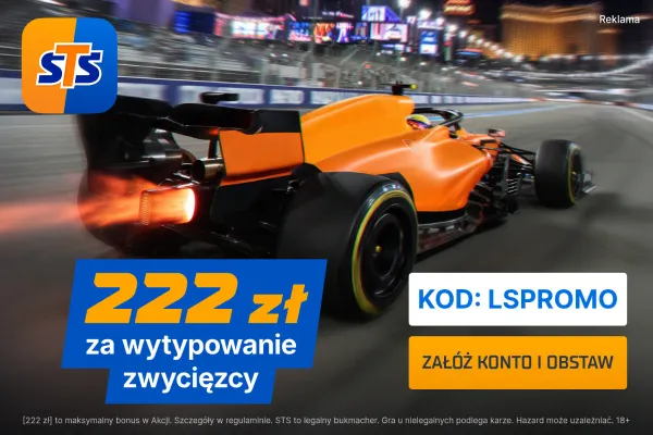 STS: 222 zł za wytypowanie zwycięzcy GP Kataru