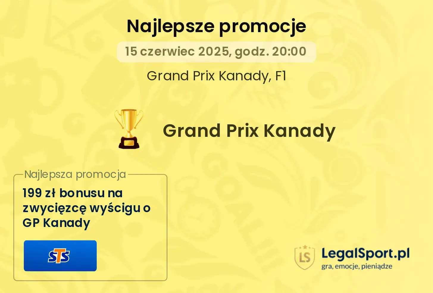 F1 GP Kanady promocje bukmacherskie