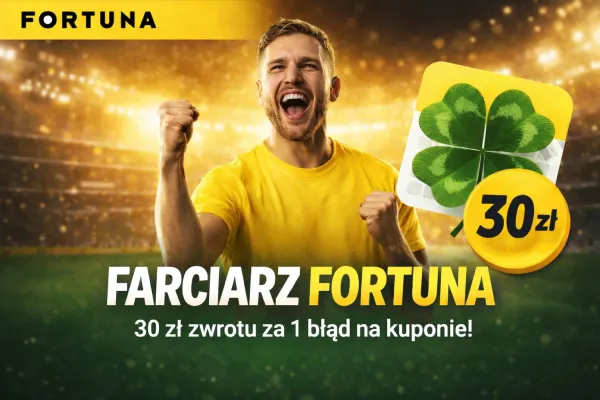 Fortuna: Farciarz 30 zł we Freebecie