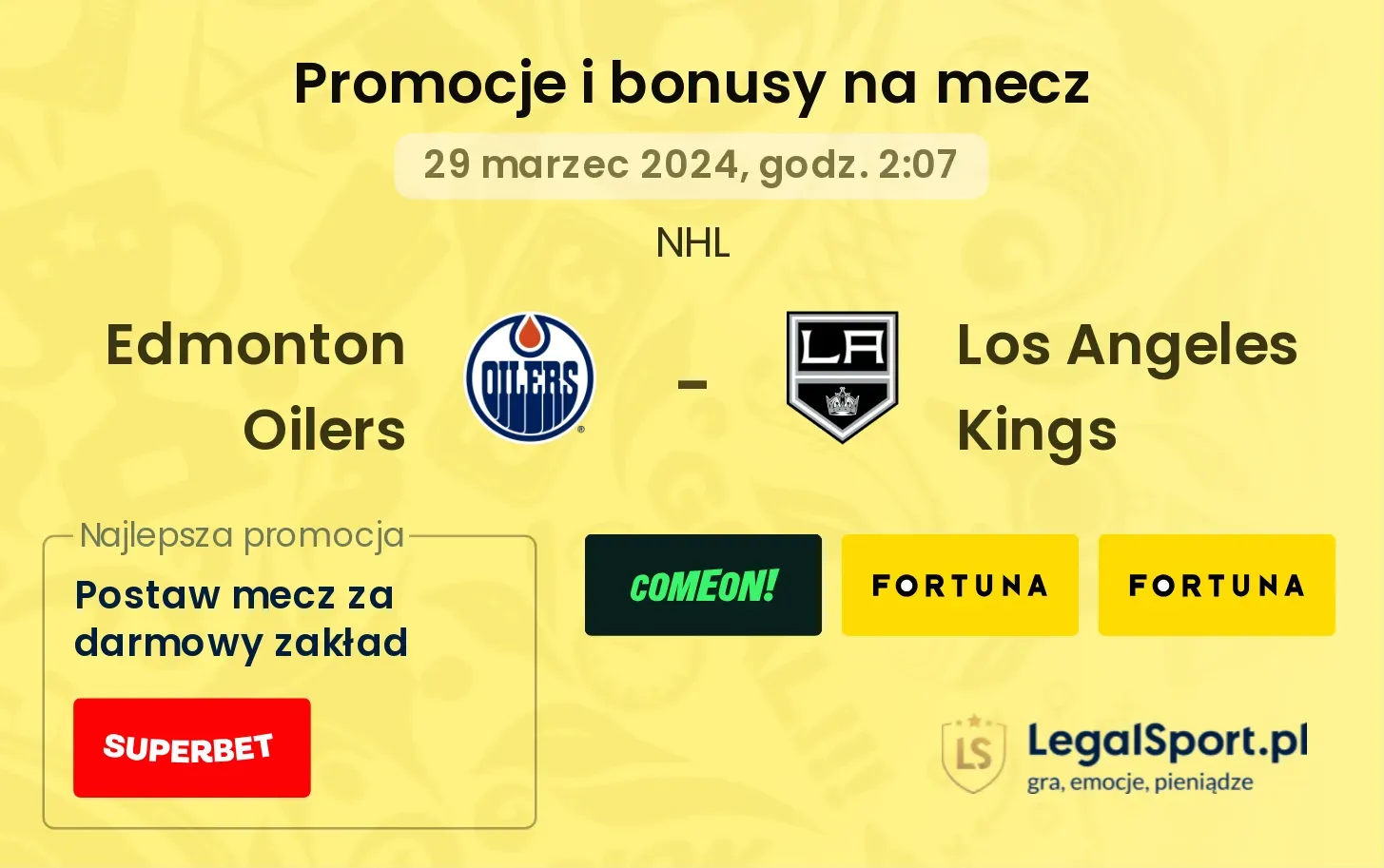 Edmonton Oilers - Los Angeles Kings $s