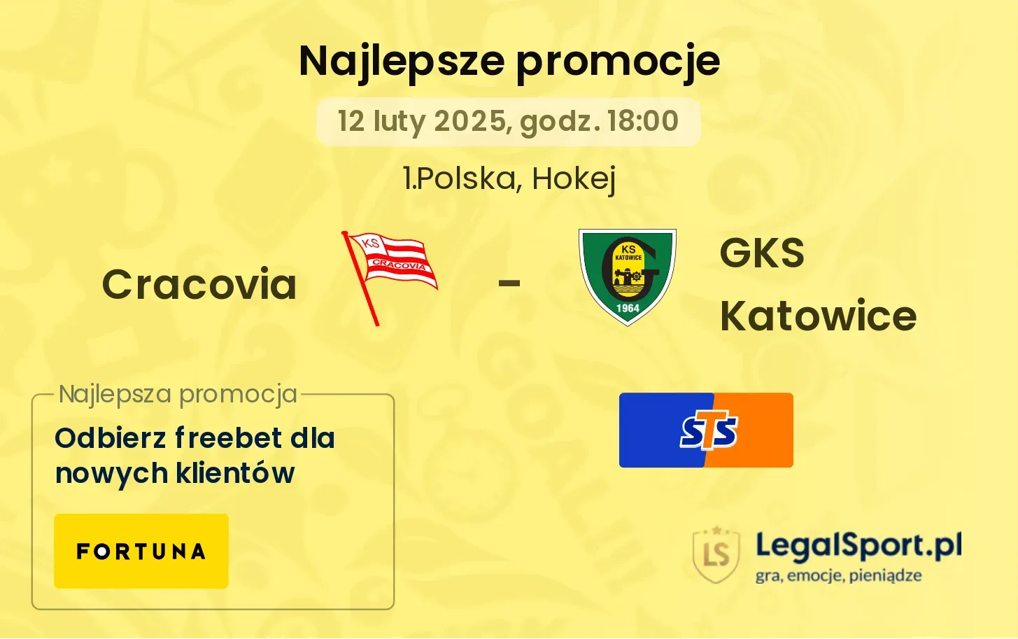 Cracovia - GKS Katowice promocje bukmacherskie