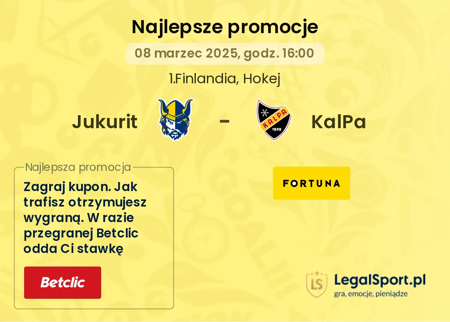 Jukurit - KalPa promocje bukmacherskie