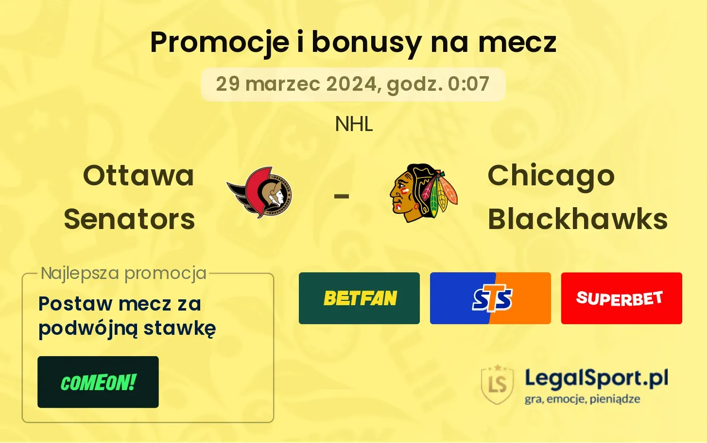 Ottawa Senators - Chicago Blackhawks $s