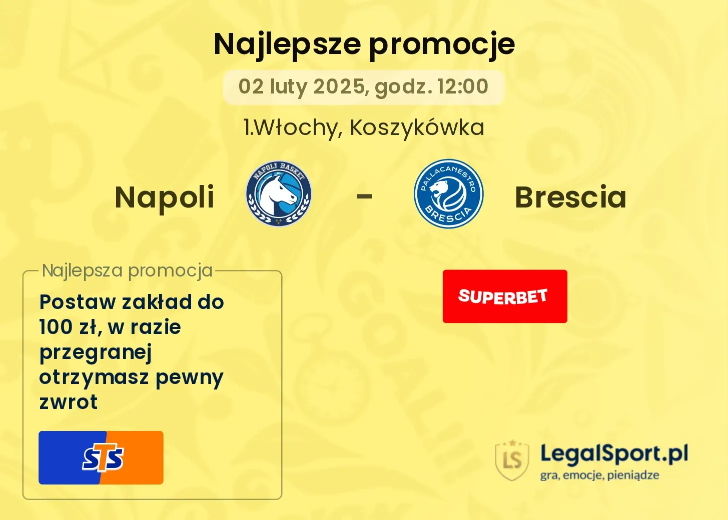 Napoli - Brescia promocje u bukmacherów