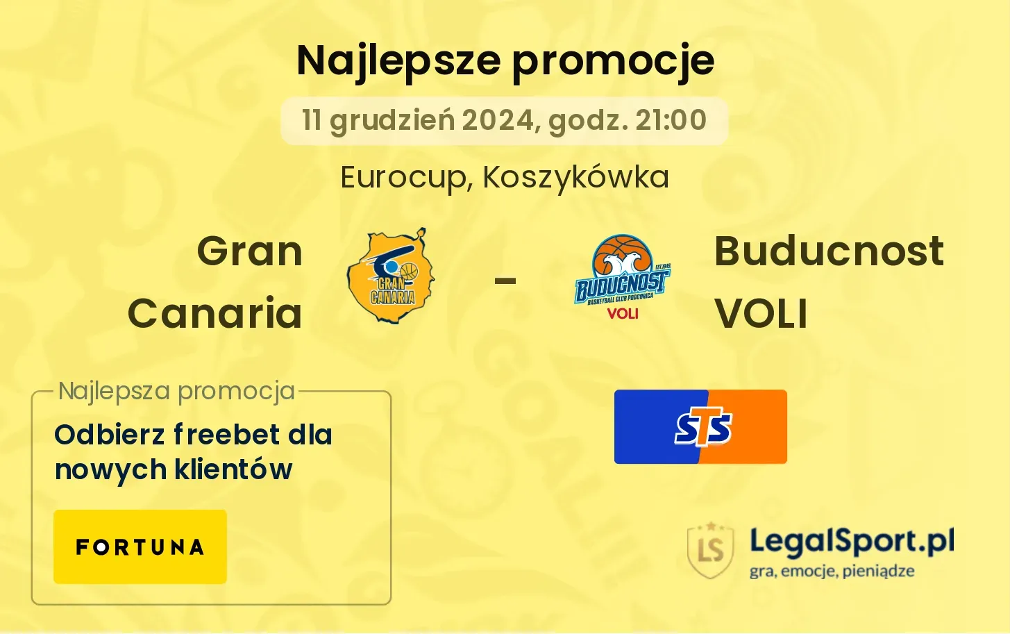 Gran Canaria - Buducnost VOLI promocje bukmacherskie