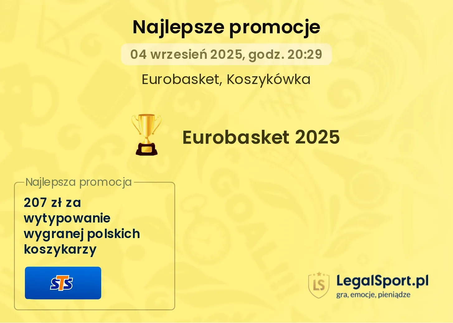 Promocje bukmacherskie na Eurobasket 2025