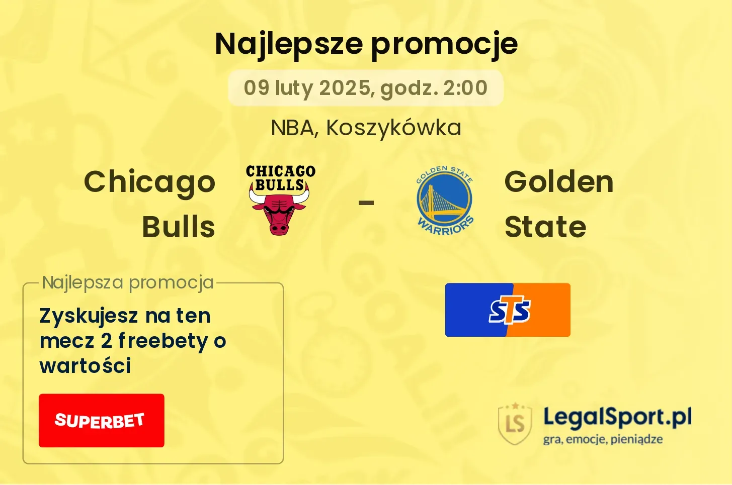 Chicago Bulls - Golden State promocje u bukmacherów