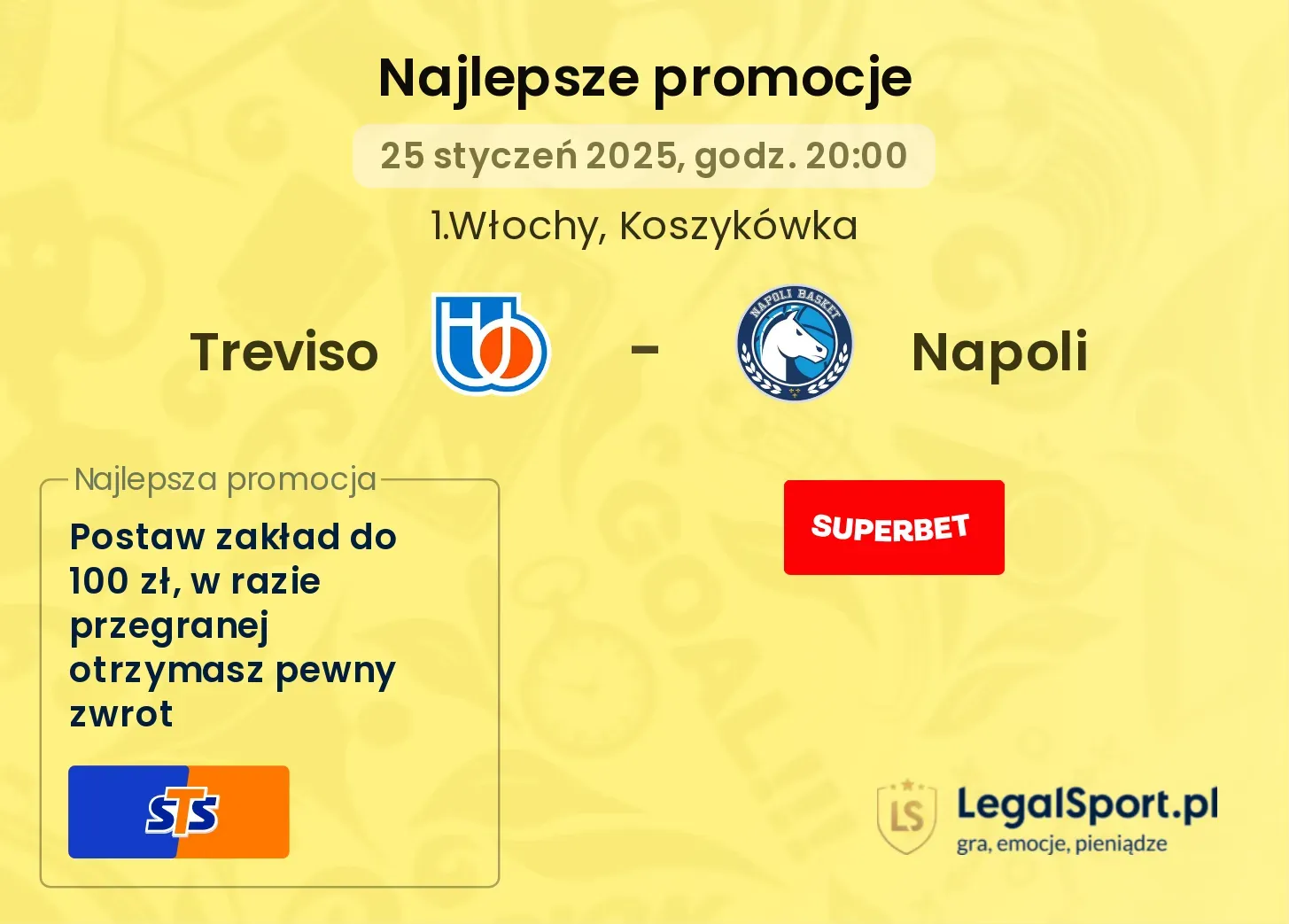 Treviso - Napoli promocje u bukmacherów