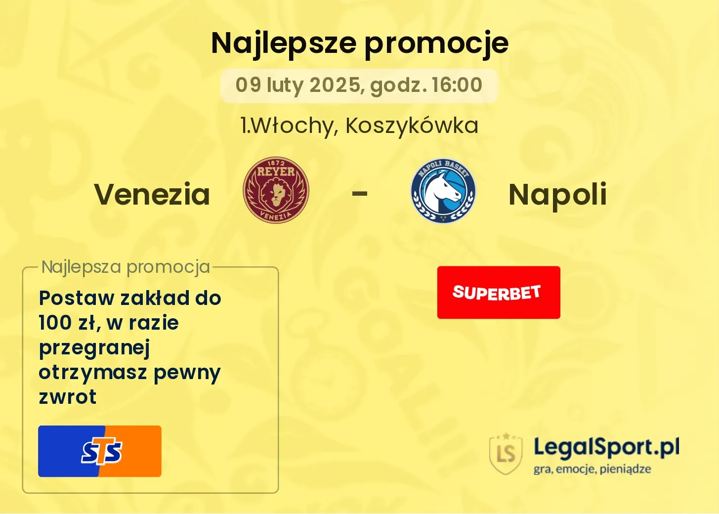 Venezia - Napoli promocje u bukmacherów