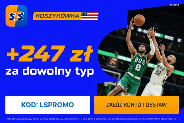 247 zł za poprawny typ na NBA od STS