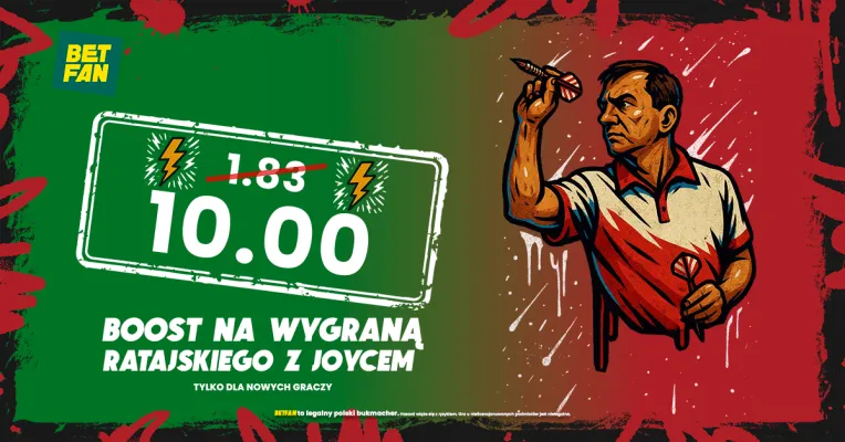 BETFAN: Kurs 10.0 na wygraną Ratajskiego z Joycem