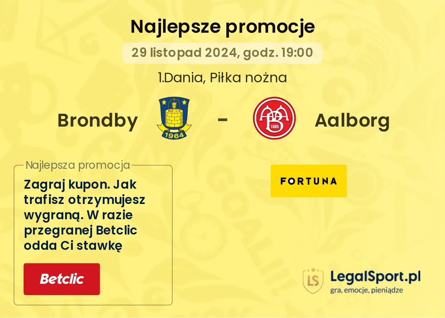 Brondby - Aalborg promocje bukmacherskie
