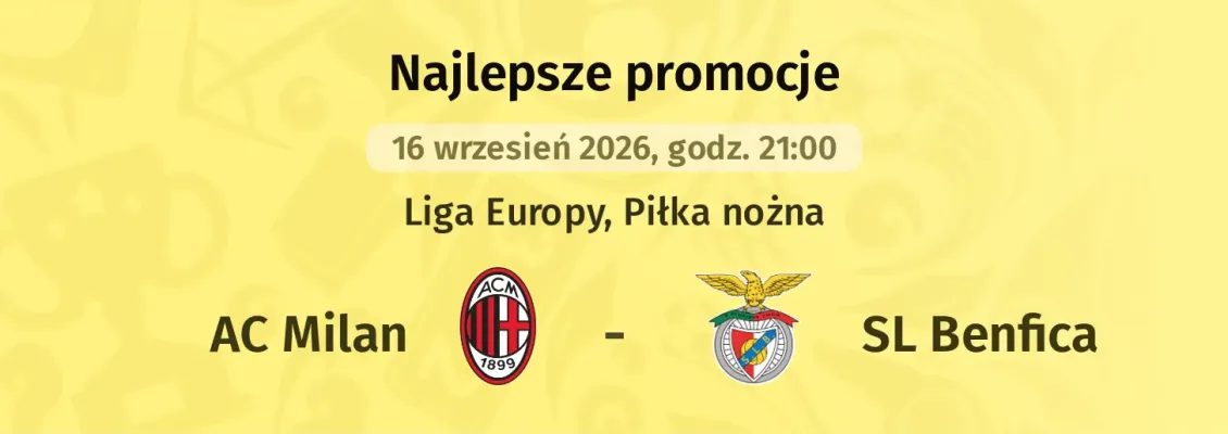 Promocja STS: 300 zł za wytypowanie drużyny z golem w meczu AC Milan - Benfica