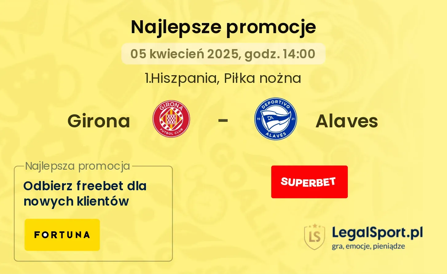 Girona - Alaves promocje u bukmacherów