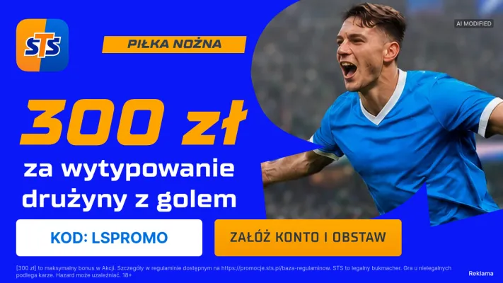 Promocja STS: 300 zł za wytypowanie drużyny z golem w meczu Anglia - Hiszpania