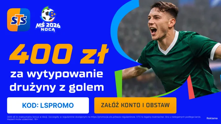 STS: 400 zł za wytypowanie drużyny z golem w meczu Anglia – Kongo