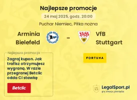 Arminia Bielefeld - VfB Stuttgart promocje bukmacherskie