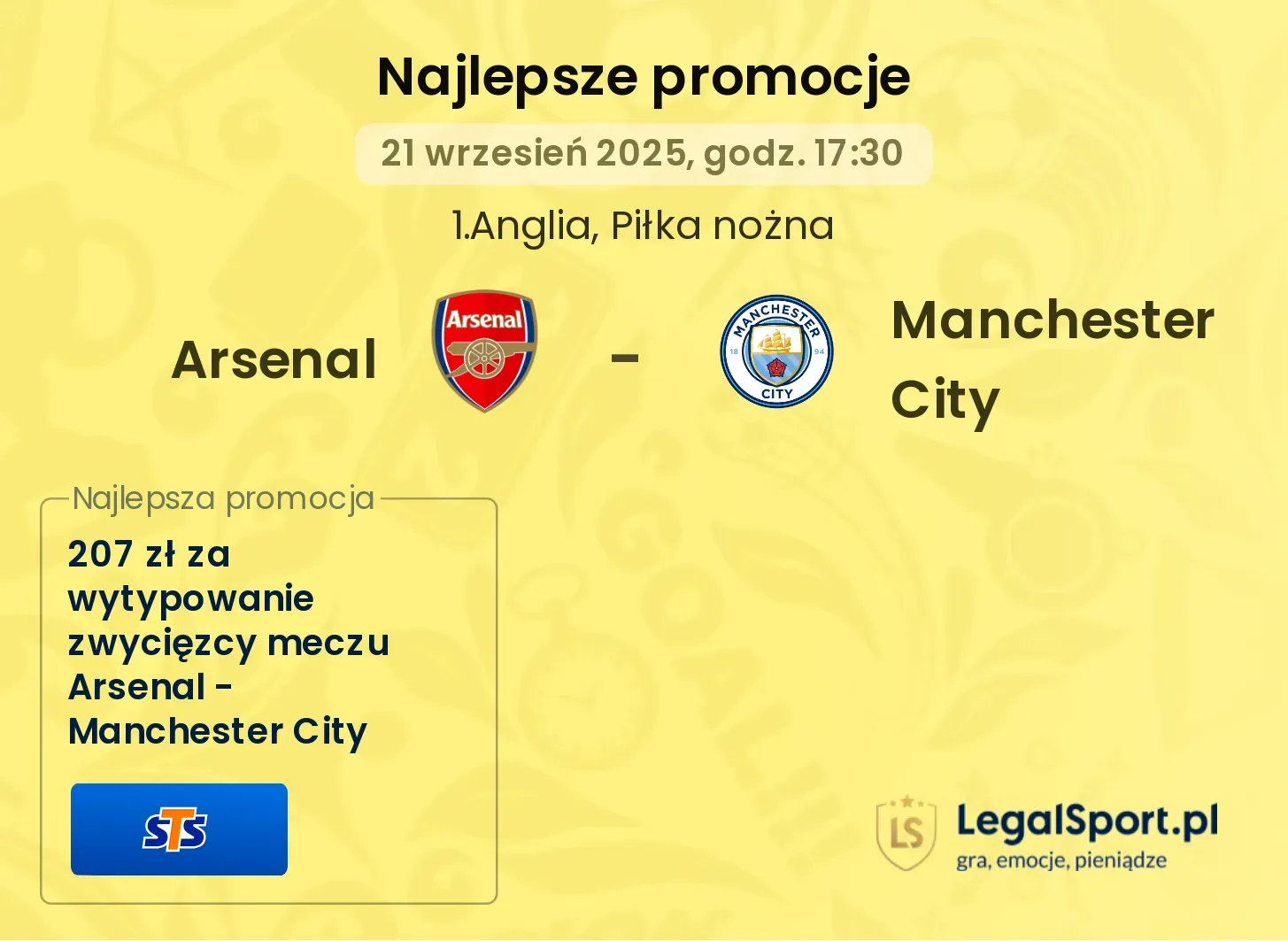Arsenal - Manchester City promocje u bukmacherów