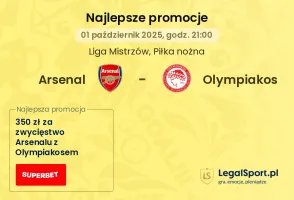 Arsenal - Olympiakos promocje u bukmacherów