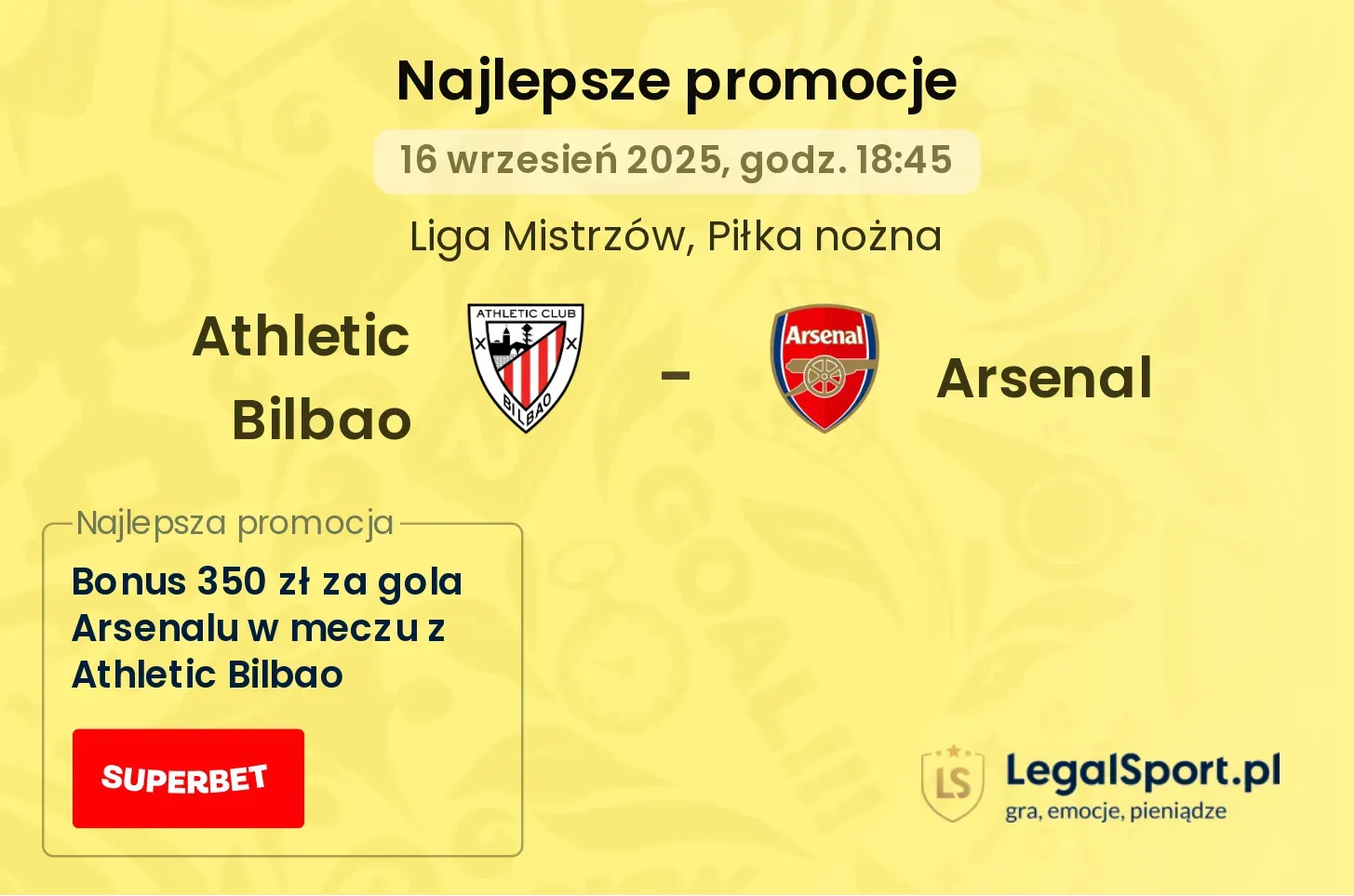 Athletic Bilbao - Arsenal promocje u bukmacherów