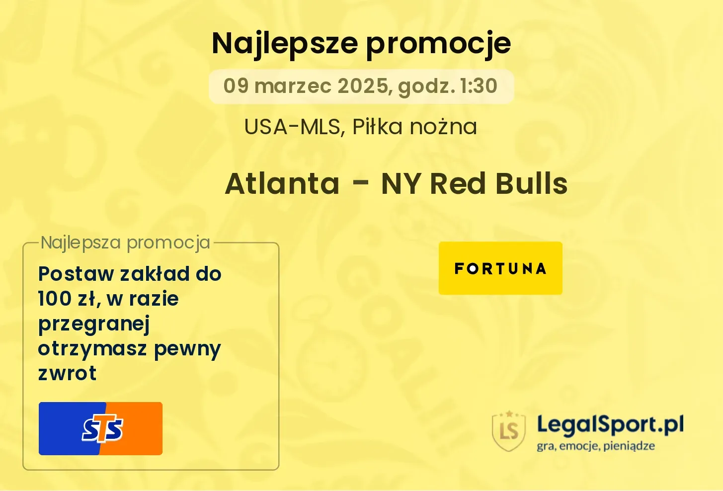 Atlanta - NY Red Bulls promocje u bukmacherów