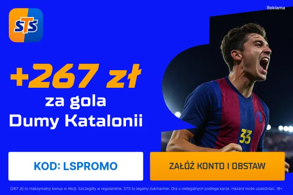 267 zł za wytypowanie drużyny z golem w meczu Atletico Madryt - Barcelona w STS