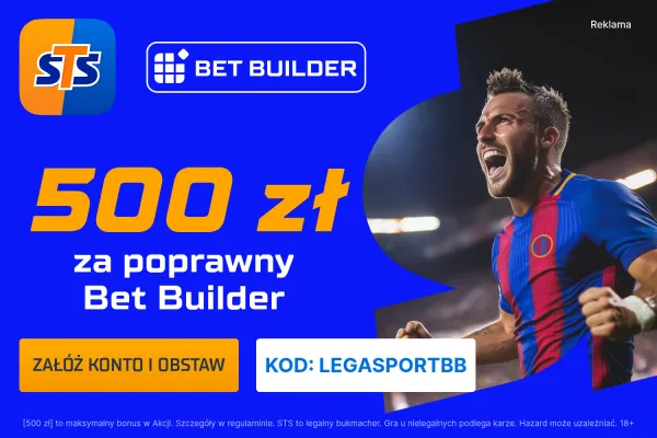 500 zł za poprawny Bet Builder na mecz Atletico Madryt - FC Barcelona od STS