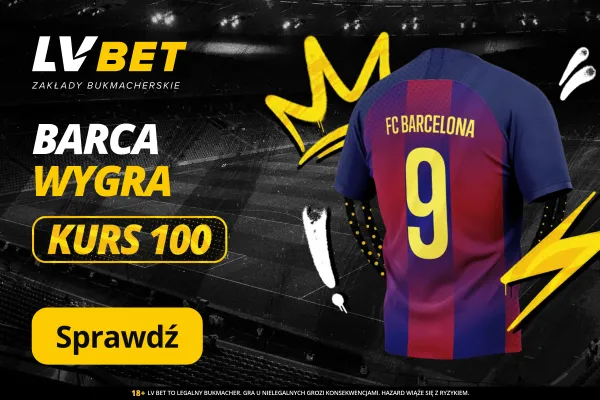 LV BET: Barca wygra z Eintrachtem Frankfurt – Kurs 100