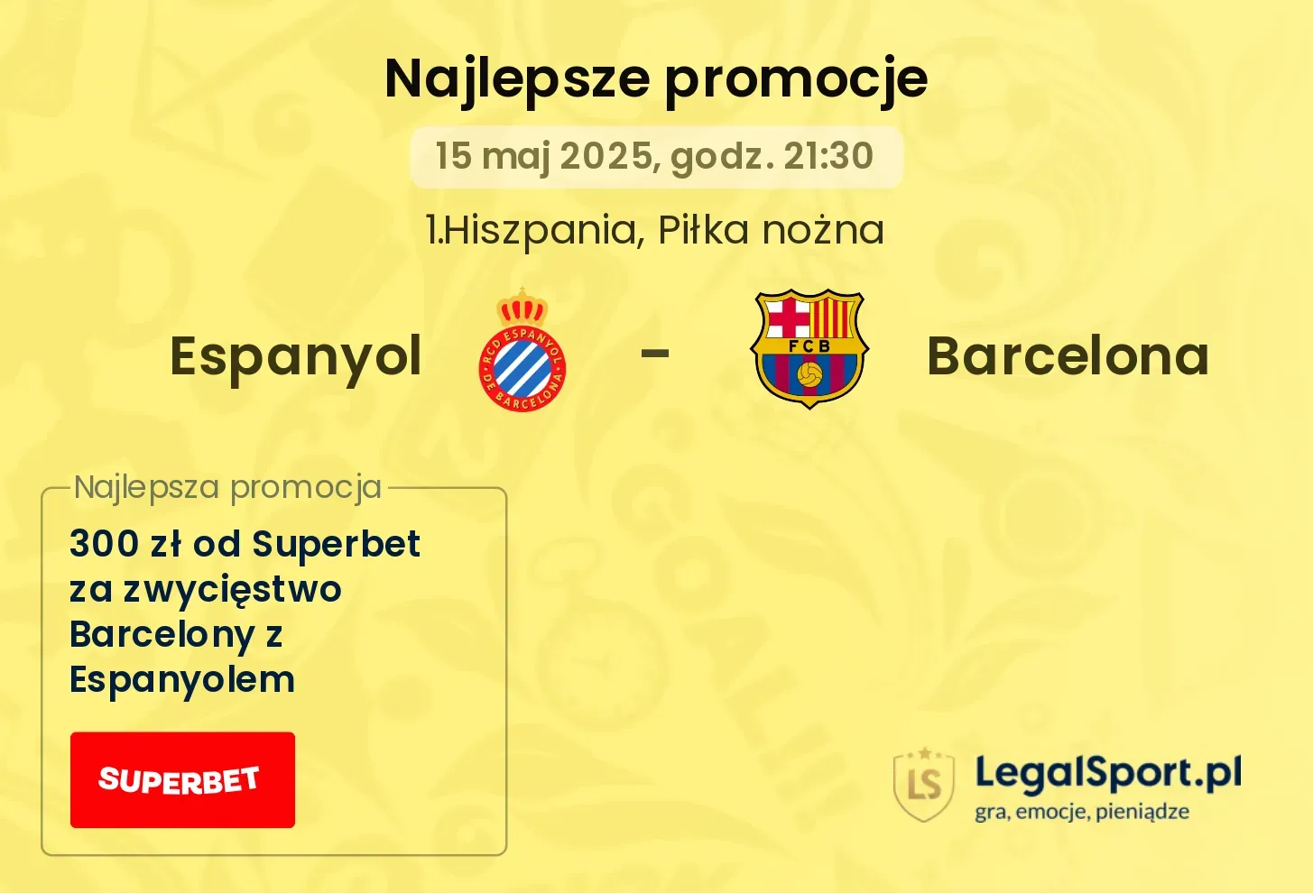 Espanyol - Barcelona promocje bukmacherskie