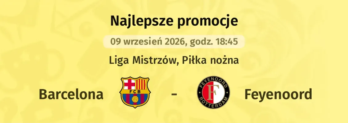 Promocja STS: 300 zł za wytypowanie zwycięzcy meczu FC Barcelona - Feyenoord Rotterdam