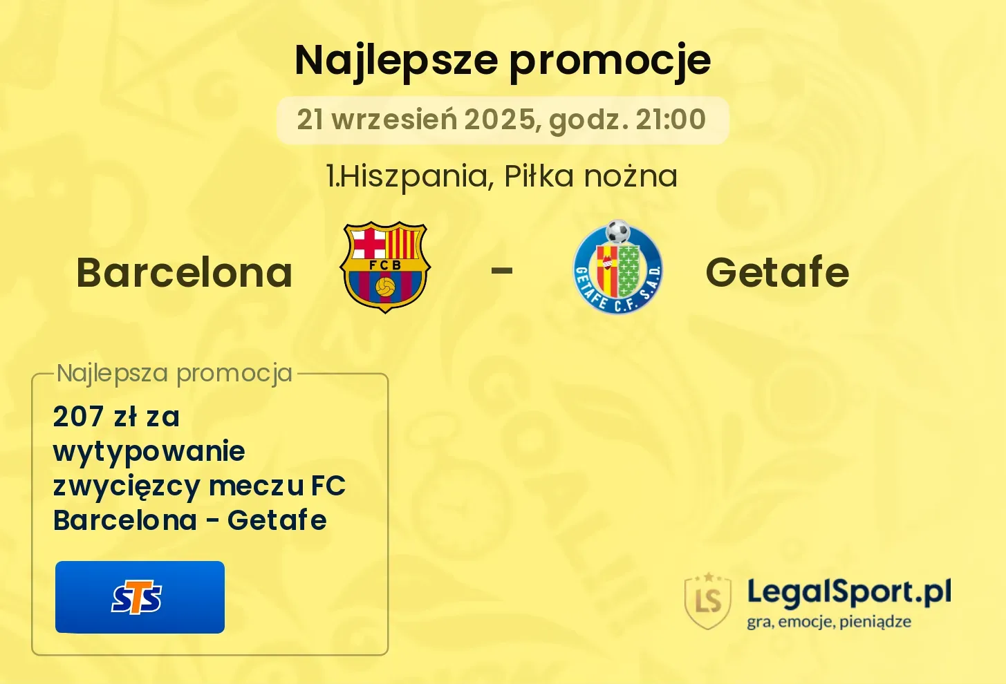 Barcelona - Getafe promocje bukmacherskie