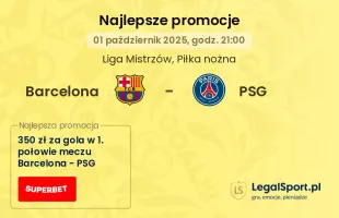 Barcelona - PSG promocje u bukmacherów
