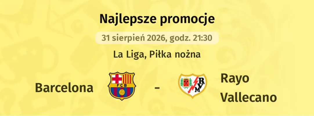 Promocja STS: 300 zł za wytypowanie zwycięzcy meczu FC Barcelona - Rayo Vallecano