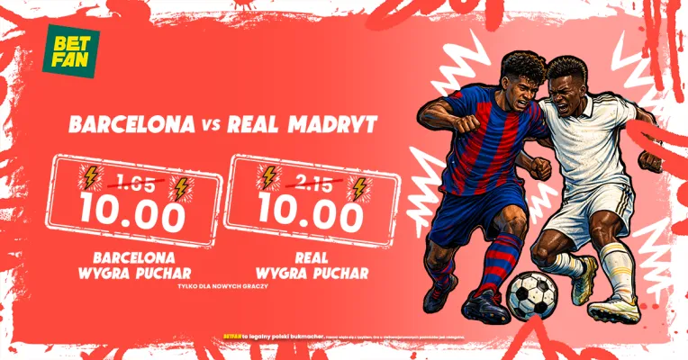 Kurs 10.0 na zwycięzcę Superpucharu Hiszpanii w BETFAN