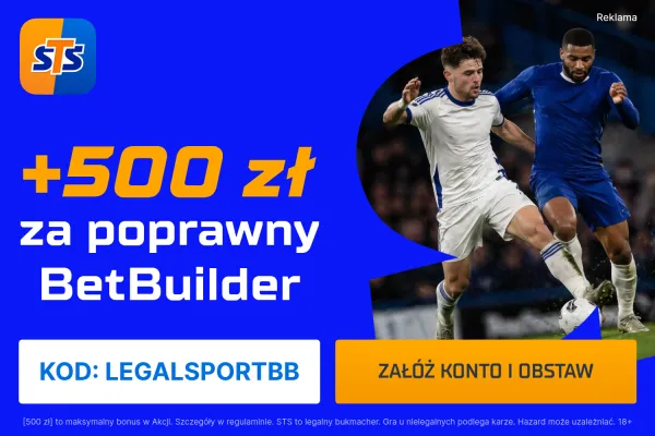 STS: 500 zł za poprawny Bet Builder na mecz Bayern - PSG