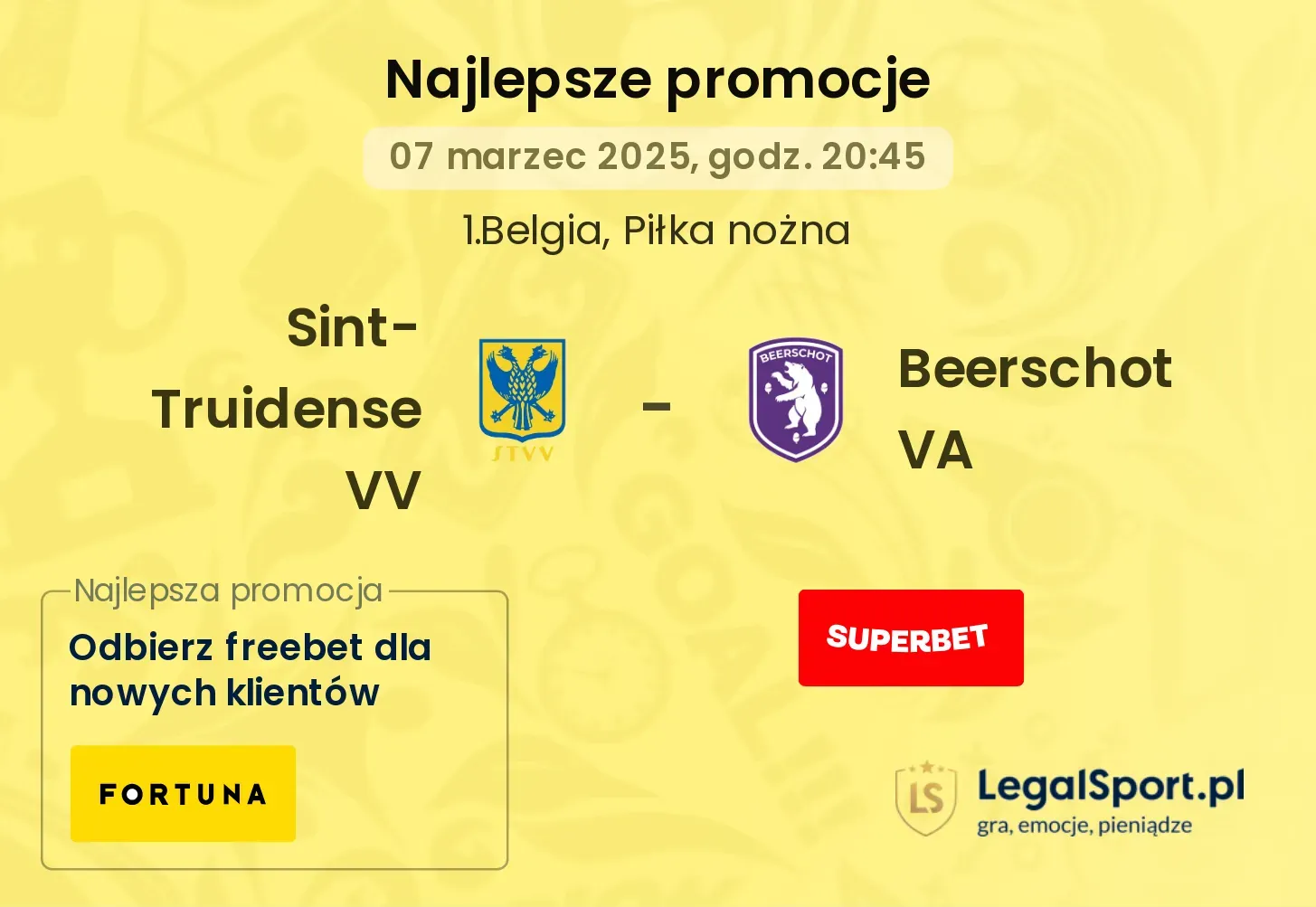 Sint-Truidense VV - Beerschot VA promocje bukmacherskie