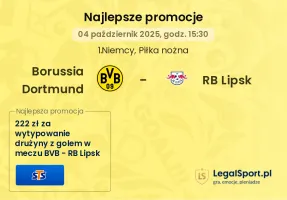 Borussia Dortmund - RB Lipsk promocje u bukmacherów