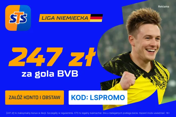 STS: 247 zł za wytypowanie zwycięzcy meczu Borussia Dortmund - Werder