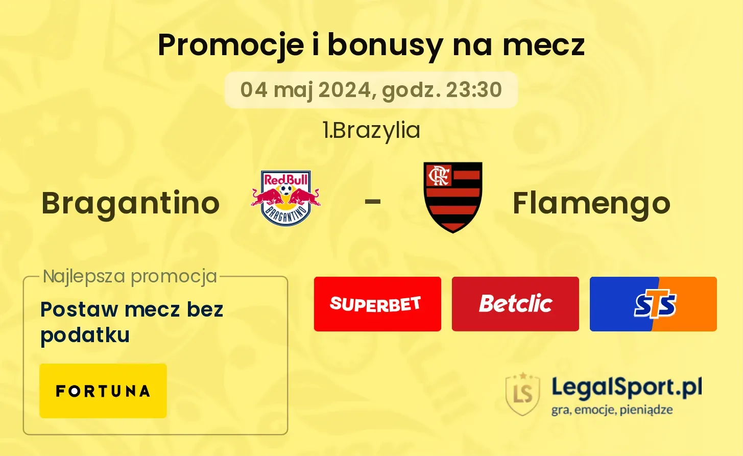 Bragantino - Flamengo promocje bonusy na mecz