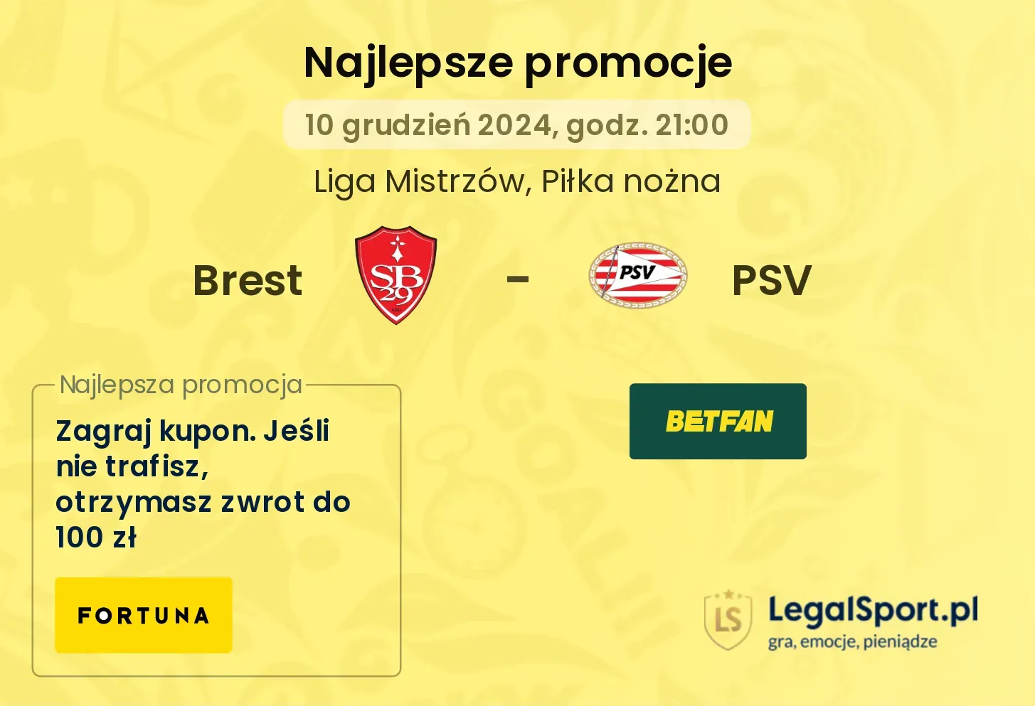 Brest - PSV promocje u bukmacherów
