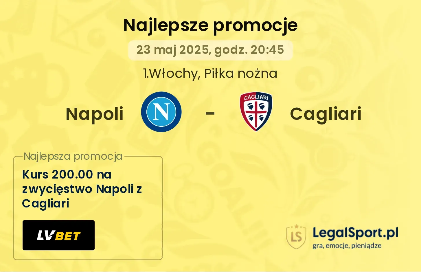 Napoli - Cagliari promocje u bukmacherów