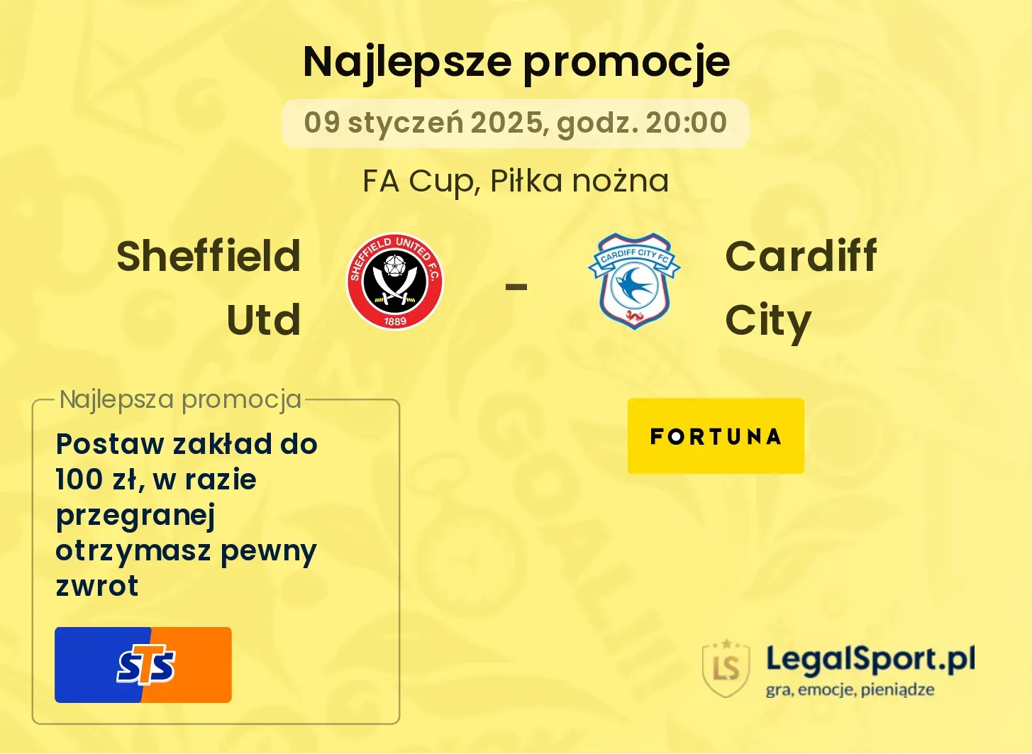 Sheffield Utd - Cardiff City promocje bukmacherskie