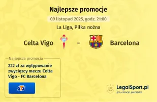 Celta Vigo - Barcelona promocje u bukmacherów