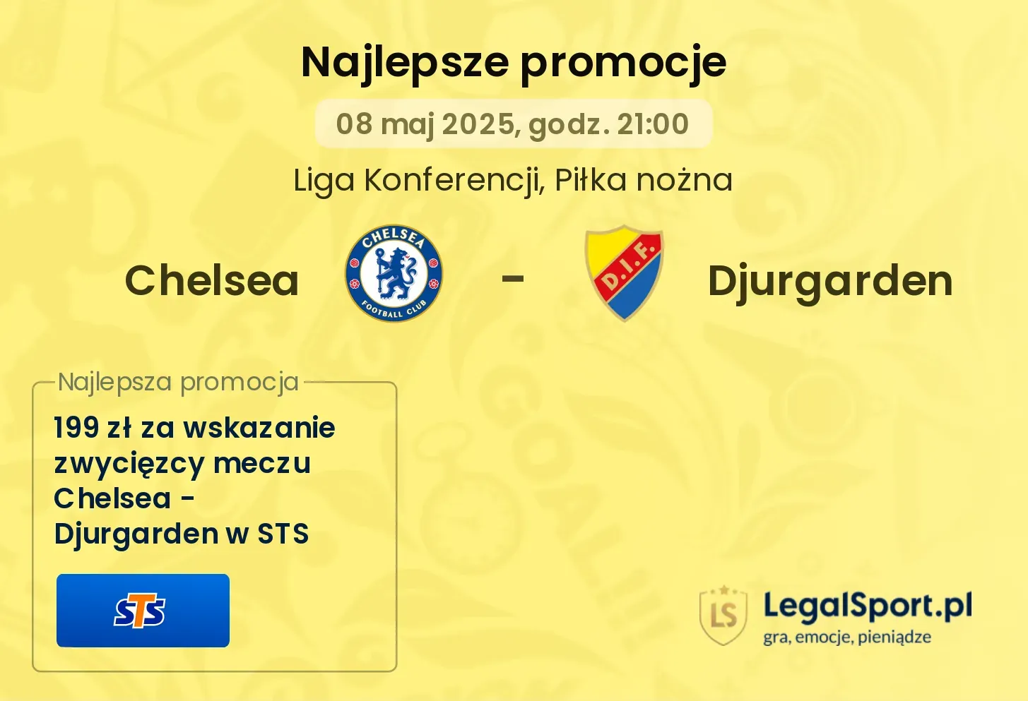 Chelsea - Djurgarden promocje u bukmacherów