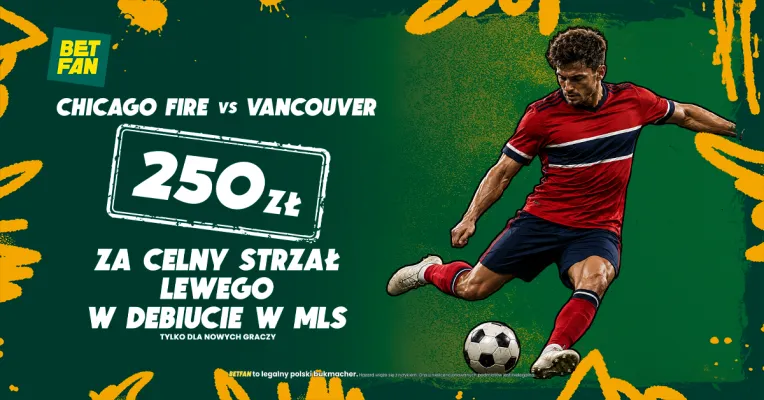 Promocja BETFAN: 250 zł za celny strzał Lewego w debiucie w MLS